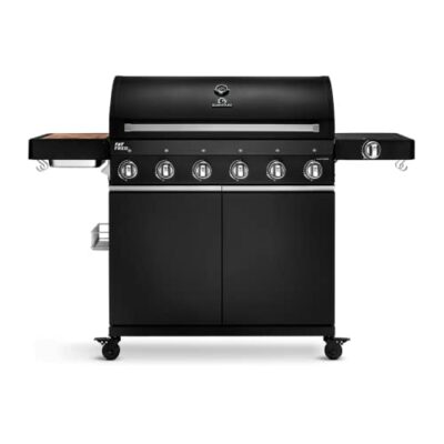 6 brenner gasgrill fat fred black series inkl zwei 900c infrarot