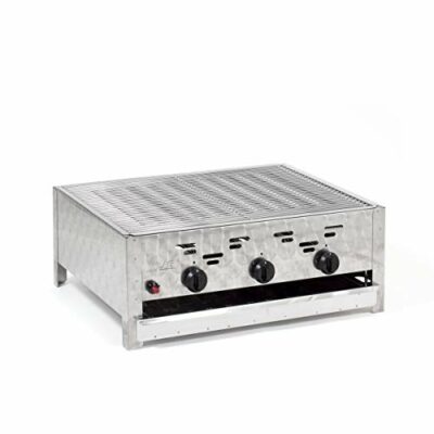 gasgrill 3 flammiger edelstahl brenner 11kw mit grillrost gastrobrter