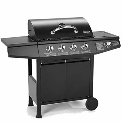 taino basic 41 bbq gasgrill grillwagen edelstahl brenner seitenkocher