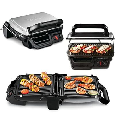 tefal kontaktgrill 3in1 mit berback funktion und auffangschale doppelte