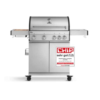 burnhard 4 brenner gasgrill big fred deluxe mit 900c keramikbrenner und 2