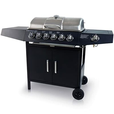 cclife 4161 brenner gasgrill mit 1 seitenbrenner bbq gasgrill mit deckel