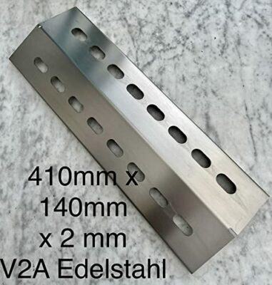 hz1bbq de 3 x 410mm x 140mm edelstahl