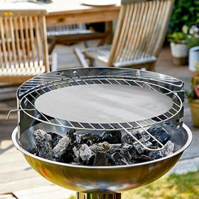 durandal grillfolie rund 48 cm wiederverwendbare bbq grillfolie fr