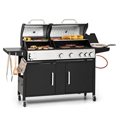 klarstein gasgrill fr camping balkon garten grill mit 5 brenner 13700w