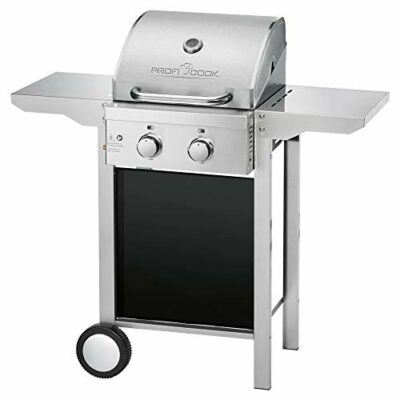profi cook gasgrill pc gg 1128 2 brenner aus edelstahl kleiner balkongrill 1