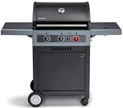 enders gasgrill boston black 3 k turbo 3 brenner aus edelstahl mit kocher