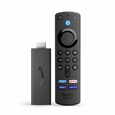 fire tv stick mit alexa sprachfernbedienung mit tv steuerungstasten
