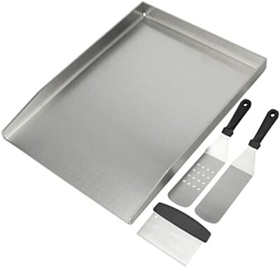 grihero 30x40cm edelstahl grillplatte universal grillschale feuertonne