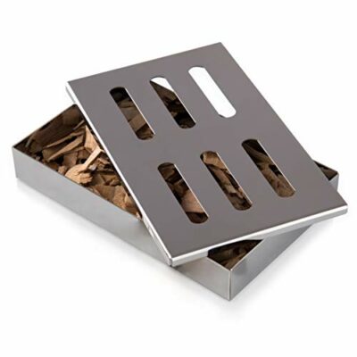 blumtal smoker rucherbox aus rostfreiem edelstahl gas grillzubehr oder