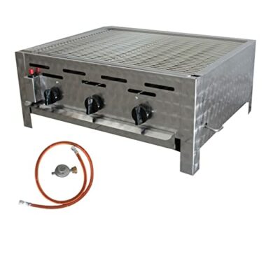 bsr grillen profi gasgrill mit grillrost 3 flammig piezo znder 3