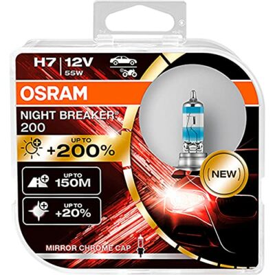 osram night breaker 200 h7 200 licht halogenlampe fr scheinwerfer