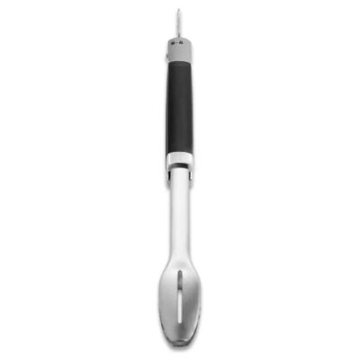 weber 6760 precision grill tongs premium grillzange schwarzsilber