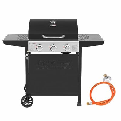 royal gourmet gasgrill grillwagen 3 brenner 9 kw camping gaskocher mit